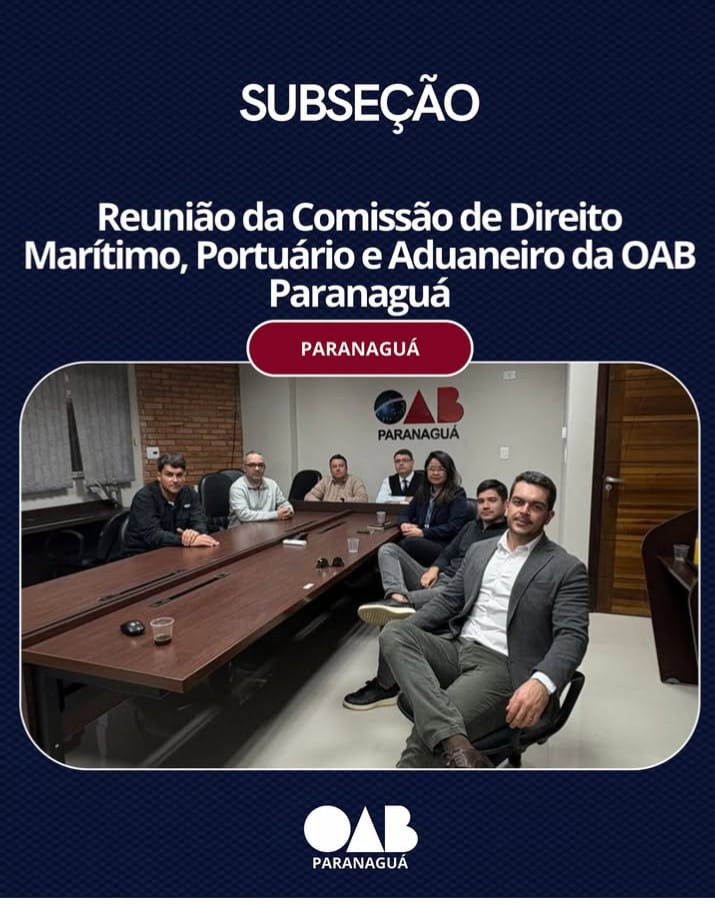 REUNIÃO DA COMISSÃO DE DIREITO MARÍTIMO, PORTUÁRIO E ADUANEIRO